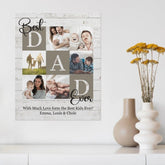 Best Dad Ever Photo Canvas - Lovscape